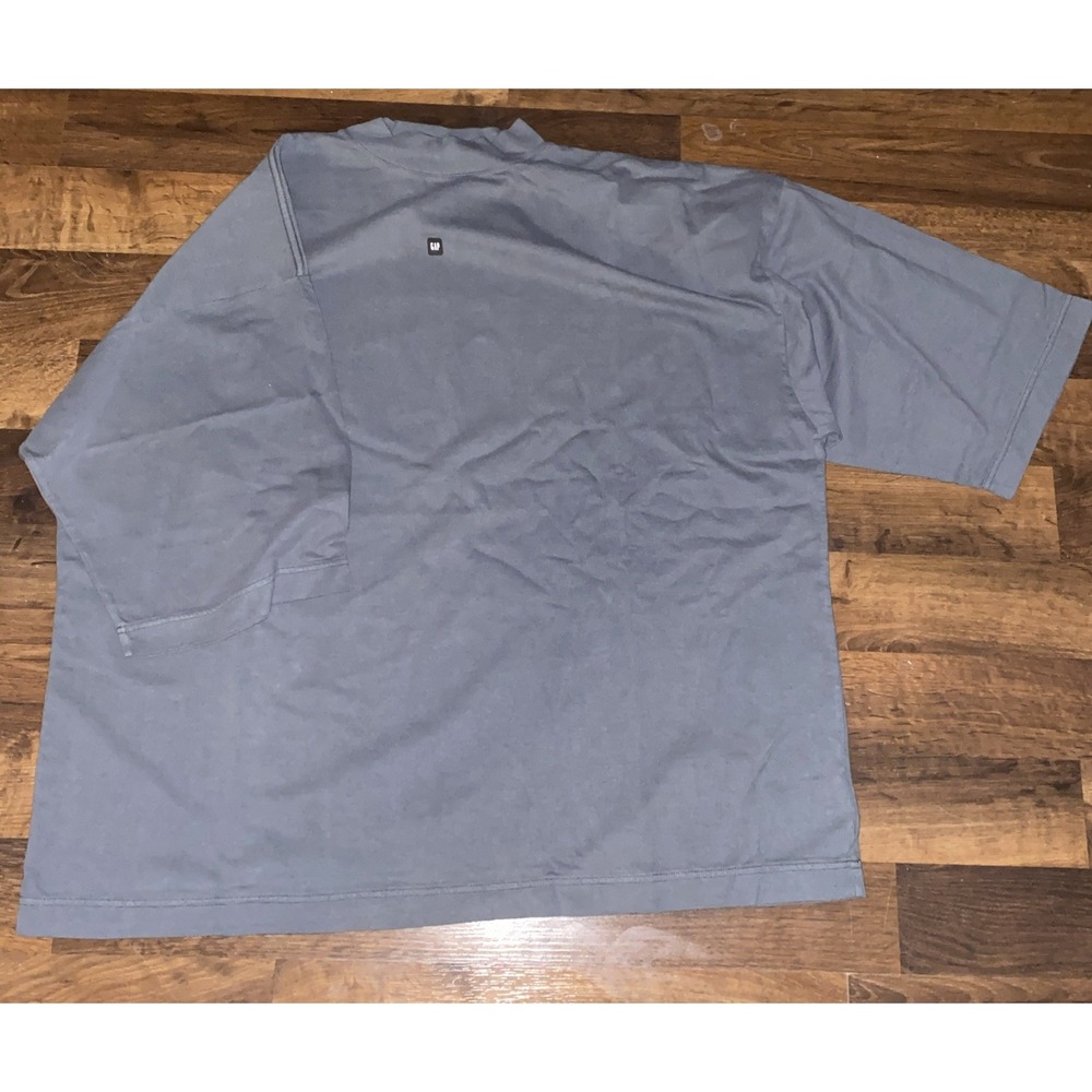 Yeezy YZY Gap‎ Logo 3/4 Sleeve Tee Dark Grey Medium New Oversized Fit Kanye West